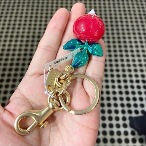 Coach x Observed By Us Radish resin Bag charm #CU309 - Picture 2 of 5